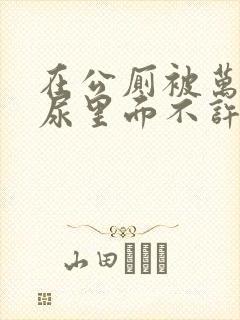 在公厕被万人c尿里面不许漏封面