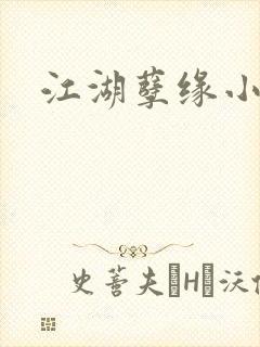 江湖孽缘小说封面