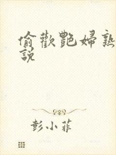 偷欢艳妇熟女小说