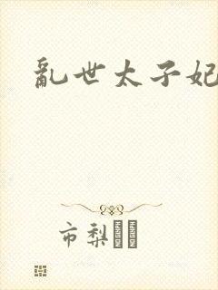 乱世太子妃封面