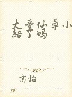 大爱仙尊小说完结了吗封面