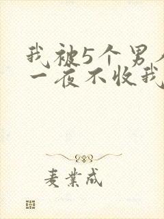 我被5个男人躁一夜不收我怎么办封面