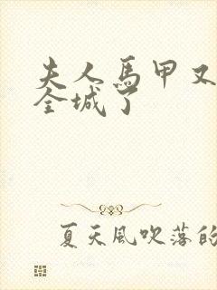 夫人马甲又轰动全城了封面