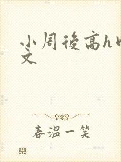 小周后高h肉辣文