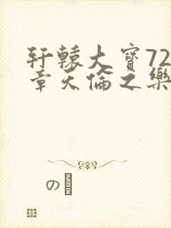 轩辕大宝720章天伦之乐封面