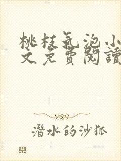 桃枝气泡小说全文免费阅读