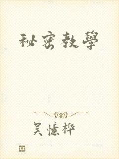 秘密教学