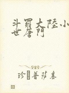 斗罗大陆小说绝世唐门