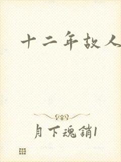 十二年故人戏封面