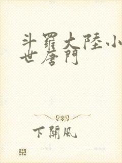 斗罗大陆小说绝世唐门