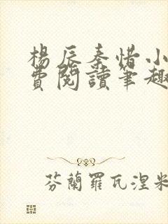 杨辰秦惜小说免费阅读笔趣阁全文