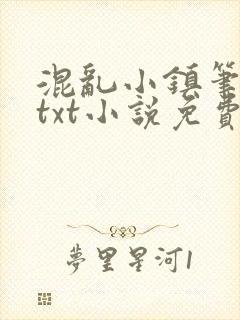 混乱小镇笔趣阁txt小说免费阅读封面