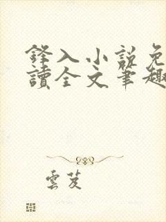 锋入小说免费阅读全文笔趣阁