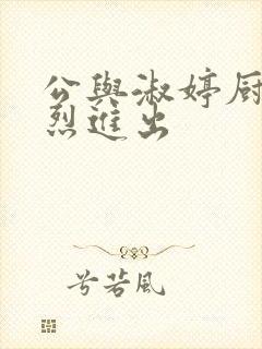 公与淑婷厨房猛烈进出