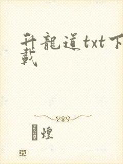 升龙道txt下载