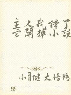 主人我错了请把它关掉小说封面