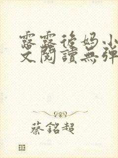 露露后妈小说全文阅读无弹窗笔趣阁