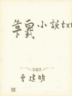 告白小说txt下载