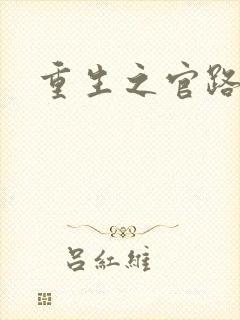 重生之官路风流封面