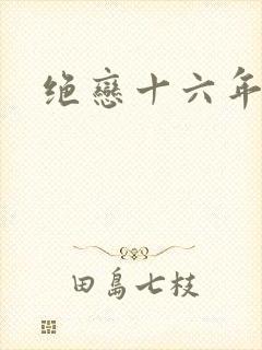 绝恋十六年封面