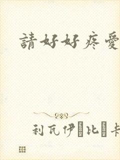 请好好疼爱里面封面
