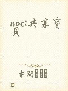 npc:共享宝贝封面