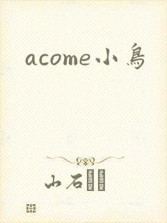 acome小鸟封面
