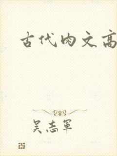 古代肉文高辣文封面