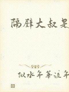 隔壁大叔是饿狼封面