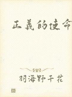 正义的使命最新