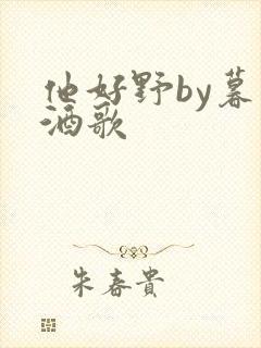 他好野by暮色酒歌