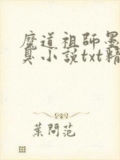 魔道祖师墨香铜臭小说txt精校版