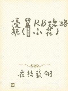 优质RB攻略系统(寀小花)封面