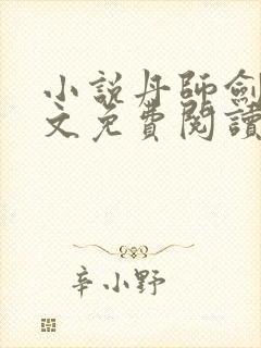 小说丹师剑宗全文免费阅读封面