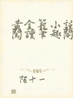 黄金笼小说免费阅读笔趣阁无弹窗