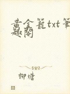 黄金笼txt笔趣阁