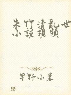 朱竹清乱世浮殇小说视频