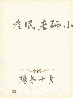 催眠老师小说封面