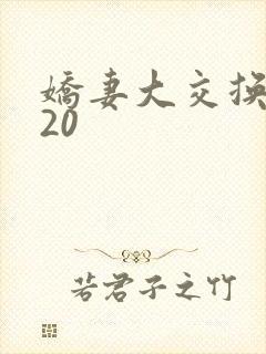 娇妻大交换1一20