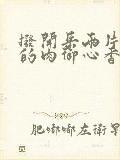 拨开岳两片肥嫩的肉御心香帅