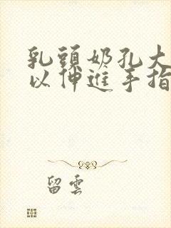 乳头奶孔大到可以伸进手指小说封面