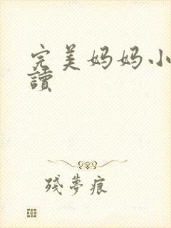 完美妈妈小说阅读