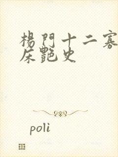 杨门十二寡妇肉床艳史封面