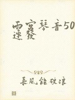 雨宫琴音500连发