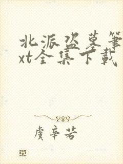 北派盗墓笔记txt全集下载完整版