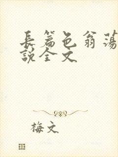 长篇色翁荡熄小说全文封面