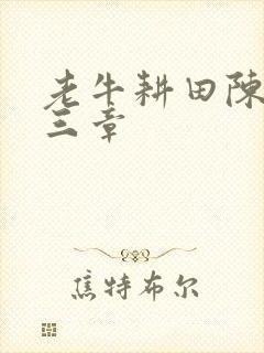 老牛耕田陈雪第三章