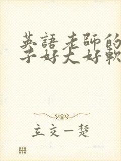 英语老师的小兔子好大好软水