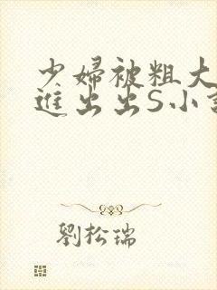 少妇被粗大猛进进出出S小说