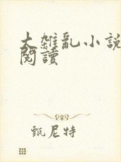 大杂乱小说目录阅读封面